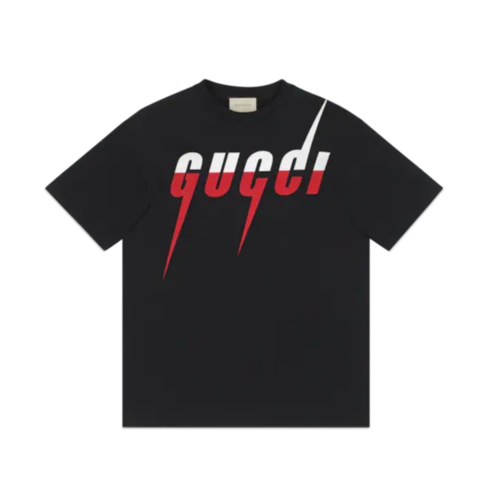 Gucci T-Shirt with Gucci Blade Print